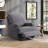 Norvis 29.5" Wide  Modern Refined Linen Upholstered Standard Manual Recliner-547020370