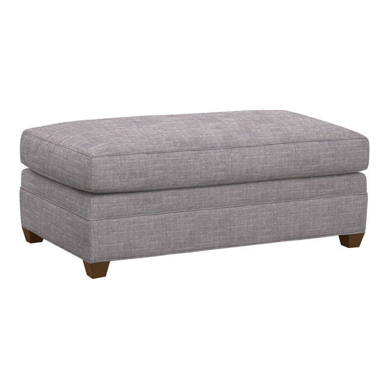 Repose-pieds American Bungalow Nicholas, Chenille nomade ardoise Crypton®, La Havane
