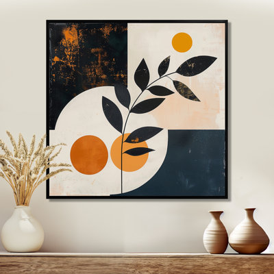 «Retro Leaves Botanical», impression d'art mural sur feuilles