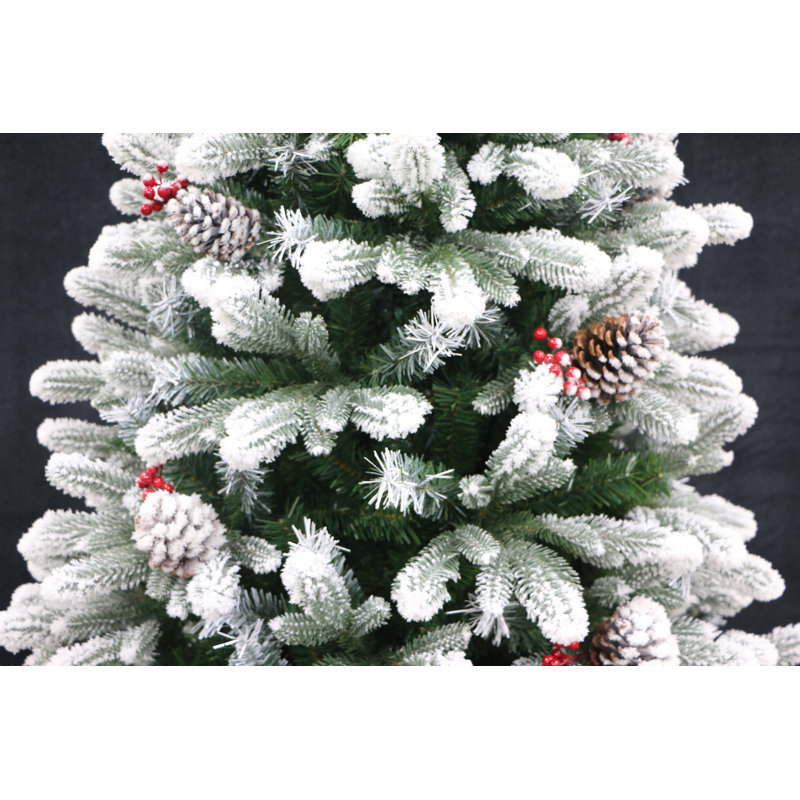 Arbre de noël artificiel en bois vert de north, Hauteur 5 pi