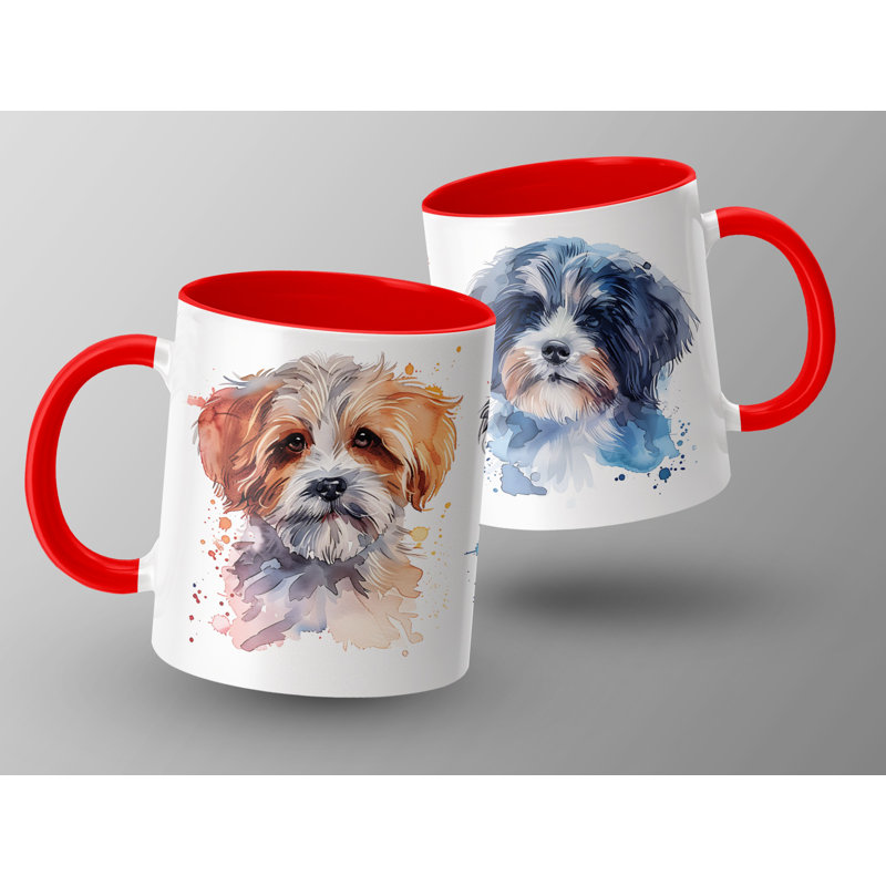 Ceramic Coffee Mug, 1, Red