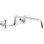 Express KitchQuip 8" Center Wall Mount Commercial Kitchen Sink Faucet with 12" Swivel Spout NSF Certified