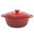 Gibson Home Addlestone 2.65 Quart Enamel Cast Iron Dutch Oven - Red
