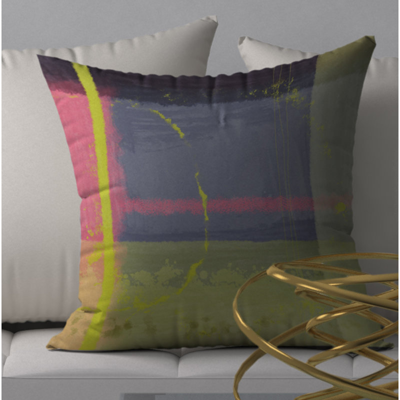  Superbe housse de coussin carrée Pick-Me-up, 18 po x 18 po