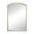 Vanity arch metal wall mirror