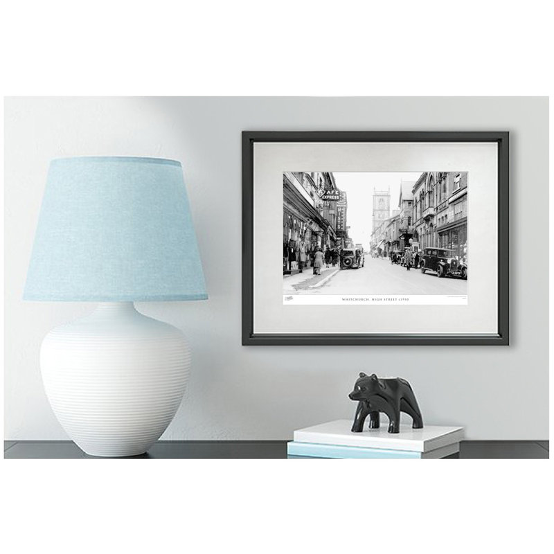 Whitchurch, High Street C1950 - Single Picture Frame Print, 45cm H x 60cm W x 2.3cm D