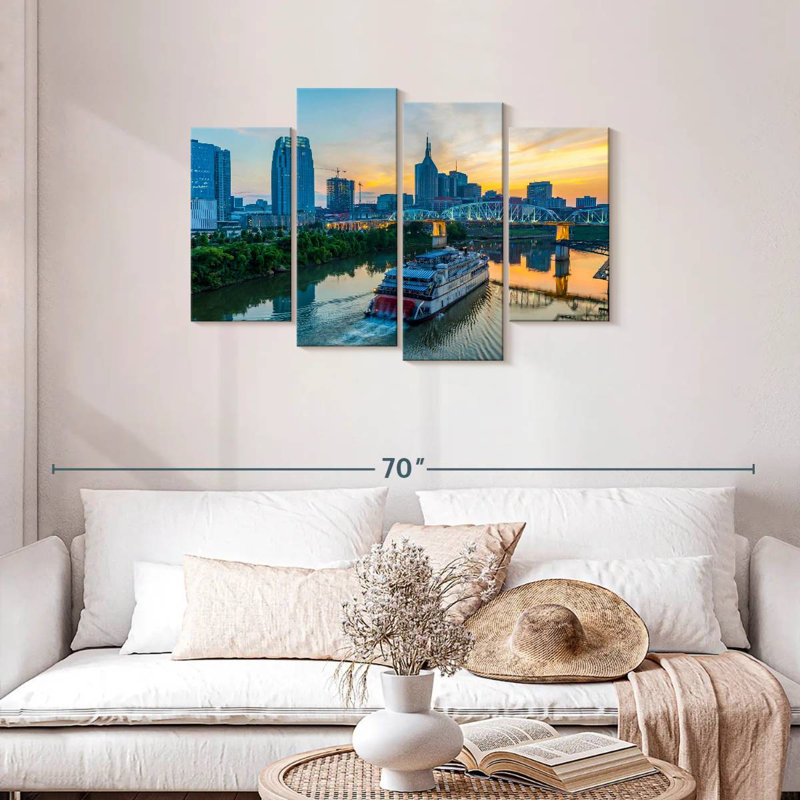 Sireci Nashville Sunset Cruise, 27" H x 43" W