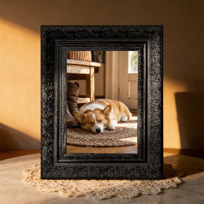 Black 3 PCS 8" x 10" Clean Line Picture Frame with Classic Rectangular Shape