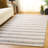 Gemma Shag 602 Performance Striped Rug-120771002