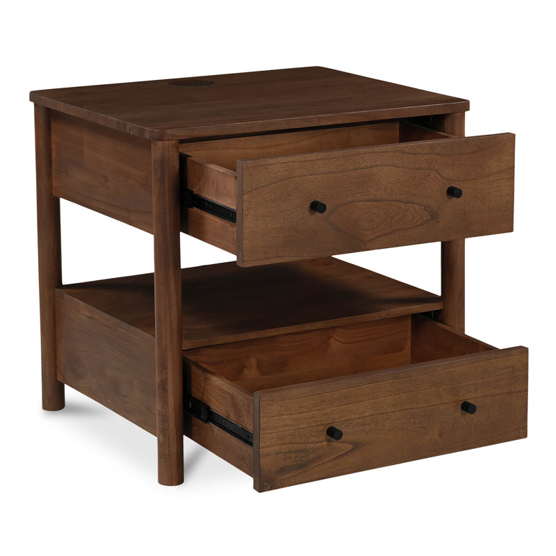 Lottie 28.5'' W Solid Wood Nightstand