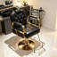 Fauteuil de coiffeur hydraulique à hauteur réglable, fauteuil de salon pivotant, noir-103427647