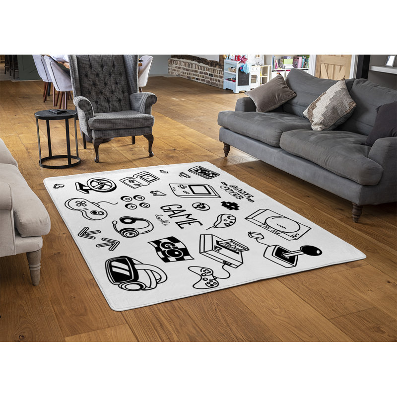 Jewett Shag Area Rug, Rectangle 140 x 200cm