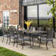 Amechi 86.4'' Rectangular 8 - Person Outdoor Dining Set with Cushions