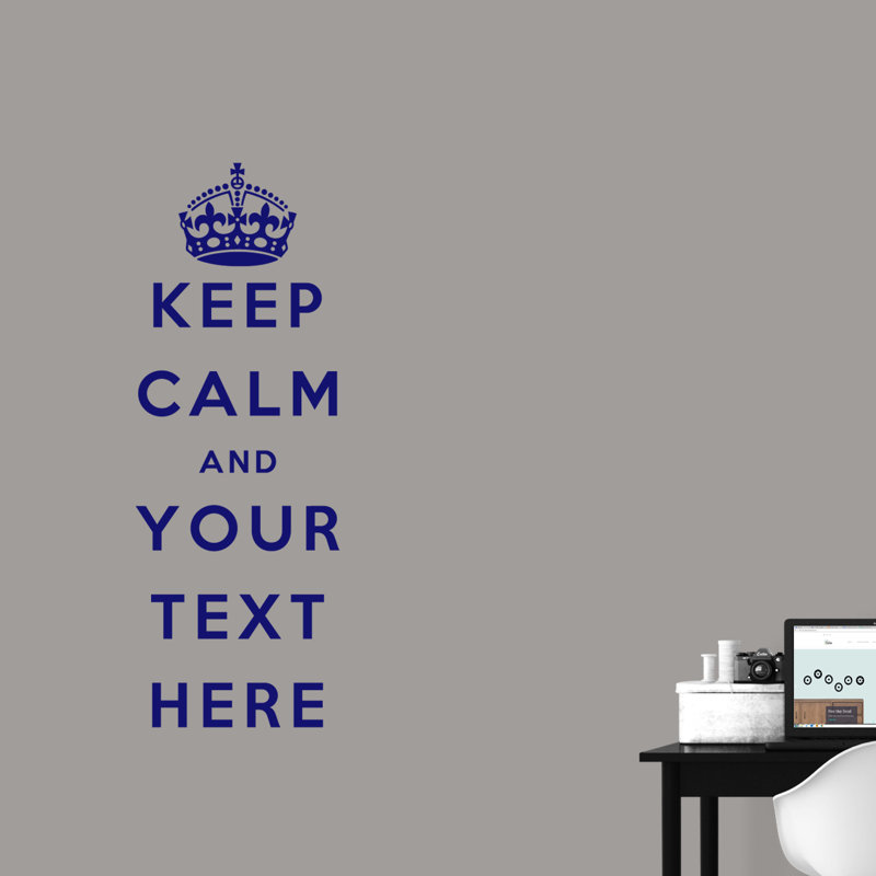 Wall Decal, Navy Blue, Yes