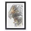 The Fierce Tiger in Abstract - Picture Frame Graphic Art Print-55737611-55737612