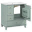 Meuble-lavabo autoportant de 30 po avec lavabo-1425486148