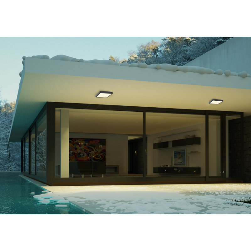 Patrol Q Ceiling Mount, 15W, Black Finish