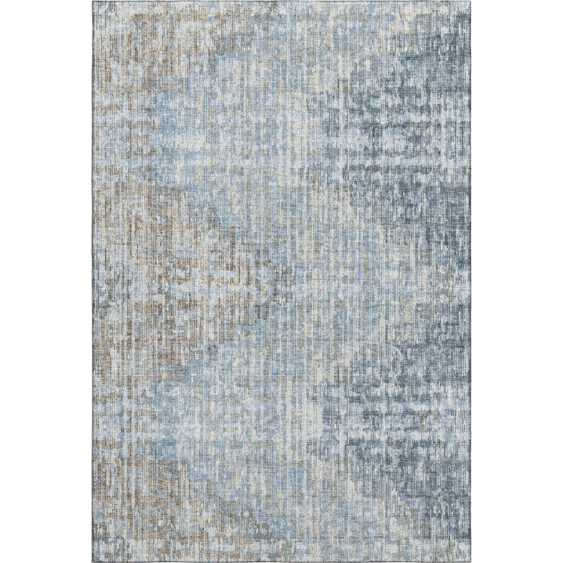 Premium Machine Washable Ansley Geometric Rug, Rectangle 10' x 14'