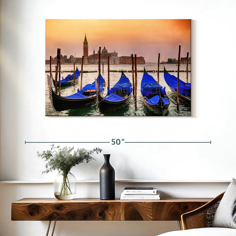 Mehar Venice Gondolas Sunset