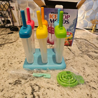 SALTNLIGHT Popsicles Molds, 6 Ice Pop Molds Maker, DIY Pop Molds Maker Ice  Cream Pop Maker Popsicle Trays - With Funnel & Cleaning Brush & Reviews