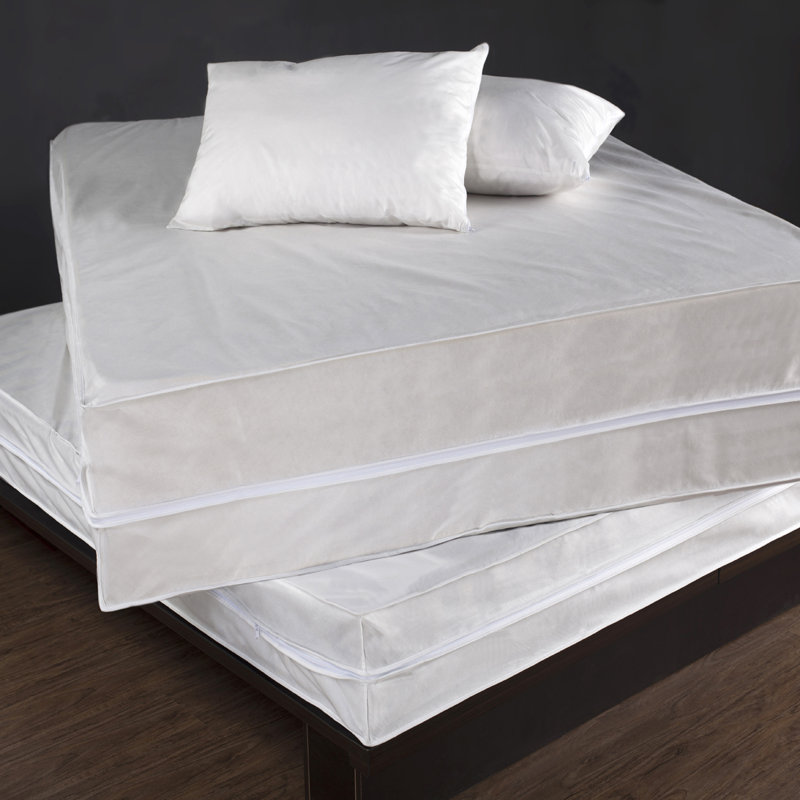 Waterproof Zipper Mattress Protector Case Pack, Full