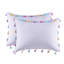 Édredon lavande à pampille avec coussin décoratif Sweet Heart, oreiller simple / grand et simple