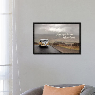 Say Yes To New Adventure by Susan Ball - Print on Canvas