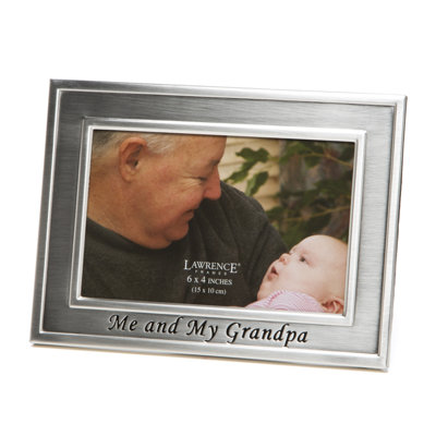 Cox Satin Silver Metal Embossed Picture Frame