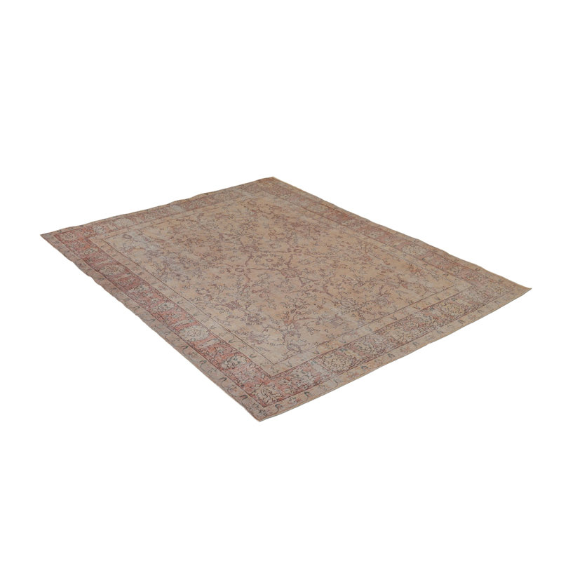 Tapis d'intérieur fabriqué à la main multicolore Elegant Eden 7 pi 9 po x 10 pi, 7 pi 9 po x 10 pi