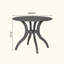 Ensemble de table de salle à manger: table ronde + 2 chaises - ensemble de cuisine traditionnel en bois massif avec plateau de table incrusté, pieds courbés élégants pour la salle à manger-56795800-56795805