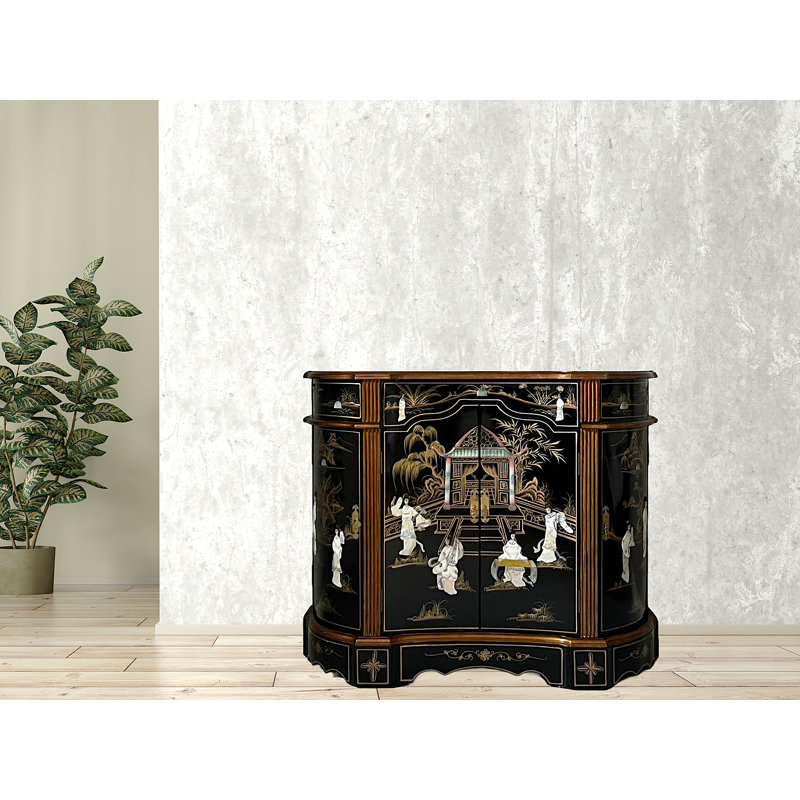 Mother Of Pearl Oriental Sideboard
