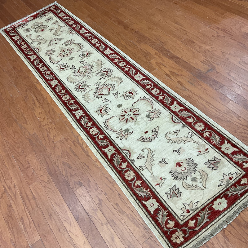  Handmade Oushak Wool Runner