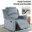 34.8" W Microfiber Recliner-1286150826