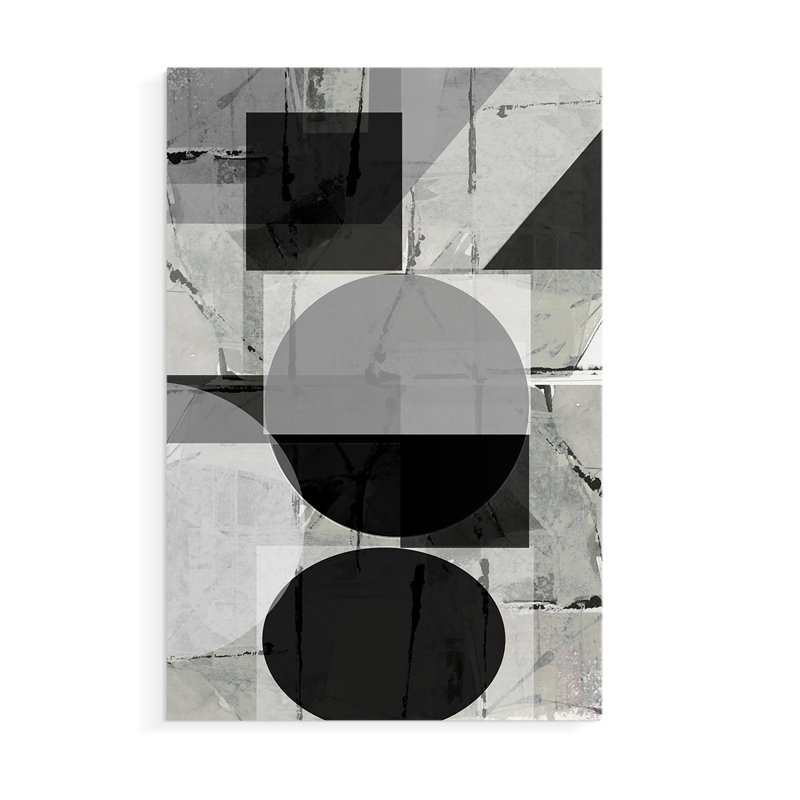 Abstrait Neutralité II - Impression sur toile seulement - NON-CADRE, H 18 po x l 12 po