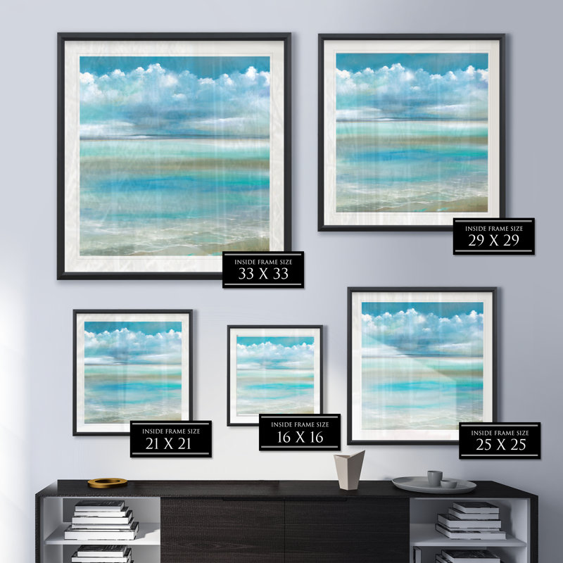Tranquility by the Sea II - reproduction de cadre photo, H 30,5 po x l 30,5 po x P 1,5 po