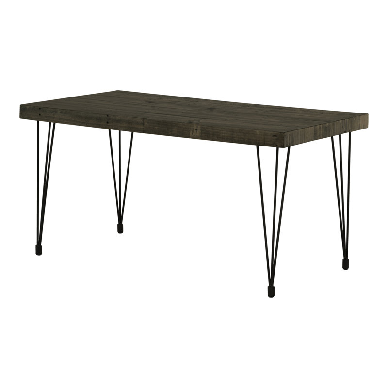 Boneta Dining Table, Dark Gray
