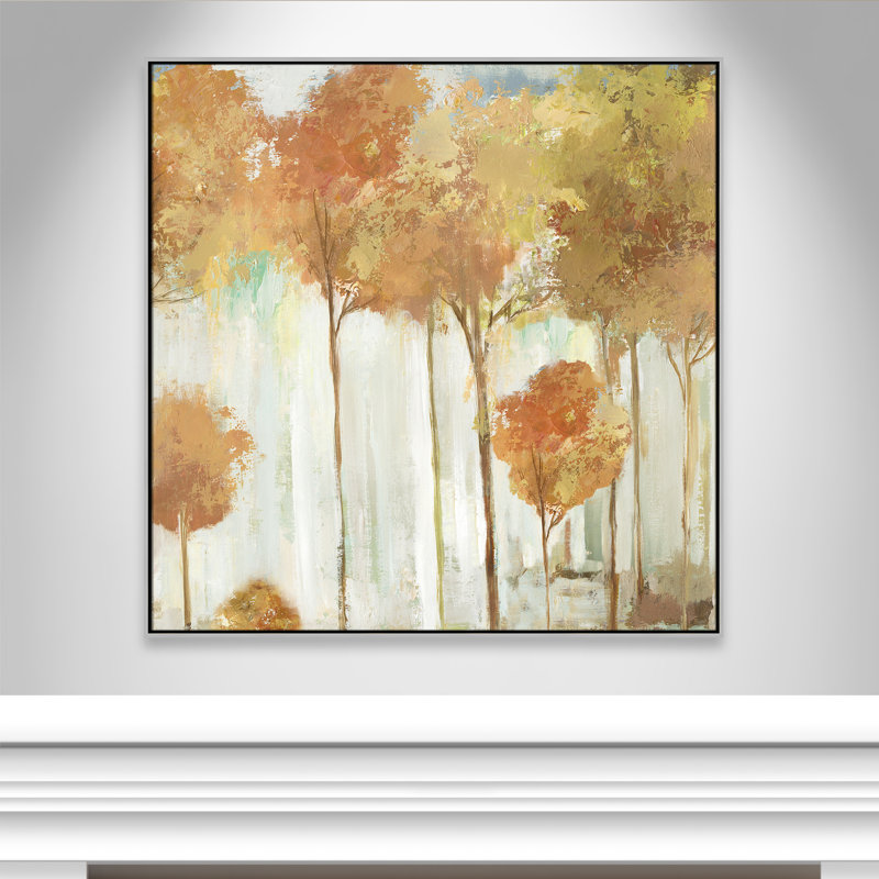 «The Prelude II - Floater Frame», reproduction d'art sur toile, H 46,5 po x l 46,5 po x P 2 po, Toile argentée