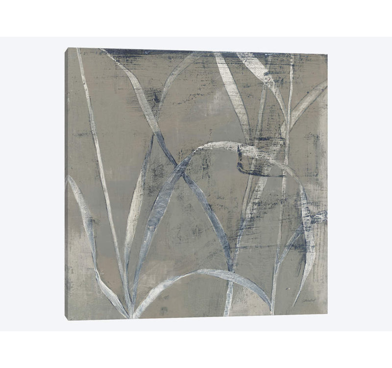 «In the Garden II Gray», impression sur toile, H 12 po x l 12 po x P 0,75 po, Toile tendue