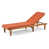 Teak Frame / Rust Orange Cushion selected