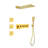 2-Spray 9.84 In. Wall Mount Dual Fixed And Handheld Shower Head 2.2 GPM With Body-Sprays-113823335