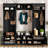 VIBE HAUS 79.1''Wide Modern Hall Tree With Shoe Storage, 4-In-1 Entryway Bench With 8 Cubbies, 7 Coat Hooks & Adjustable Shelf-2094692480