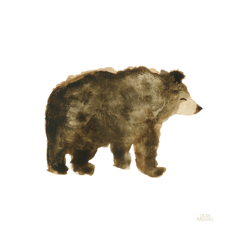 «Scandinavianmood III Clay» par Laura Marshall - impression, H 12 po x l 12 po, Non, Toile tendue
