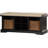 Agora Polyester Blend Upholstered Storage Bench-1431897653