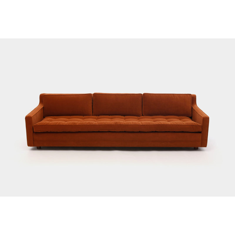 Sofa, Aged Velvet Cognac
