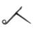 Dogs Wrought Iron Shutter