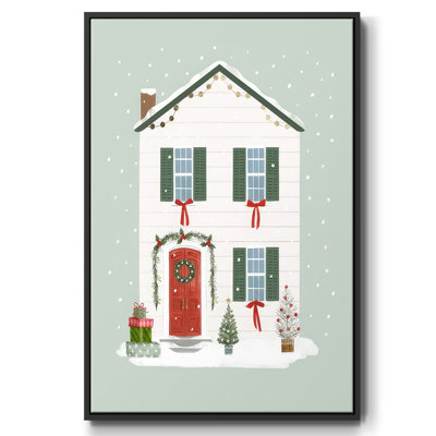 Festive Front Door III, reproduction d'art sur toile