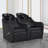 Double-Seat Backwash Shampoo Chair with Ceramic Shampoo Bowl for Salon