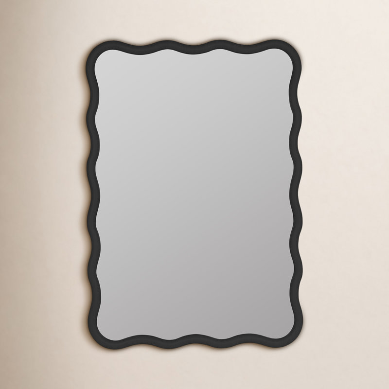 Candace Abstract Mirror, Black
