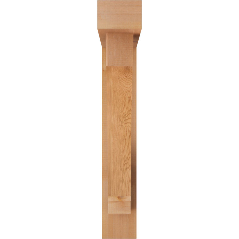 Imperial Block Bracket w/ Offset Brace, 34 x 30, 5 1/2"W Western Red Cedar (Smooth)
