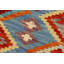 Tapis de couloir en laine noué à la main marocain de 2 pi 9 po x 6 pi 6 po bleu / rouille / or / beige Sullins